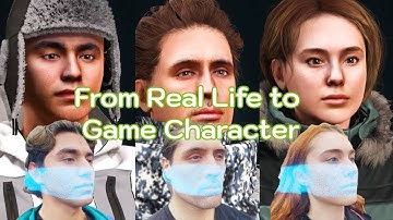 Turning a real person into a 3D Character