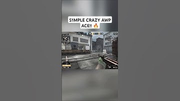 S1MPLE CRAZY AWP ACE!! 🔥