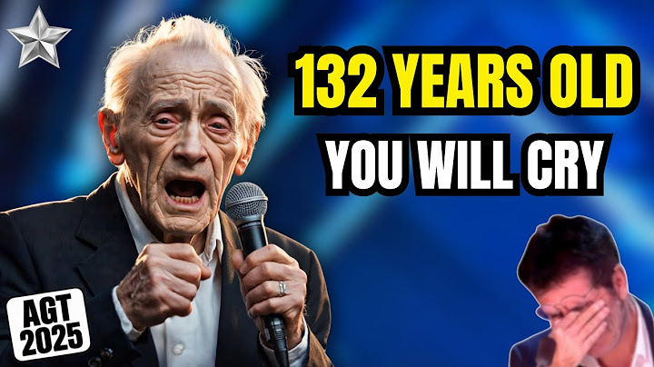 No One Could Stop Crying: 132-Year-Old Man Sings His Final Song on AGT 2025
