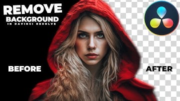 How To Remove A BLACK BACKGROUND In Davinci Resolve