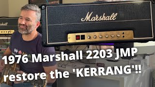 Famous 1976 Marshall 2203 JMP - restore the 'KERRANG'!! Net Worth