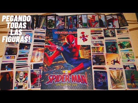 STICKING ALL THE SPIDER-MAN ALBUM STICKERS A NEW DAY! WOW STICKERS PART 3
