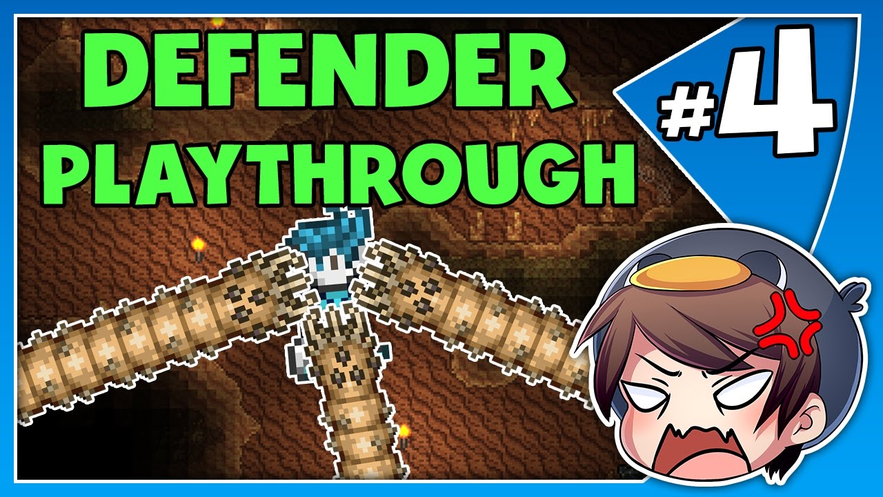 🛡️ TOO MANY WORMS // Ep. 4 // Terraria 1.3.4 // Defender Playthrough