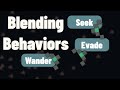 Wander and Combining Steering Behaviors in GameMaker Studio 2