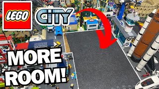 LEGO City Update! More Space & Adding Roads