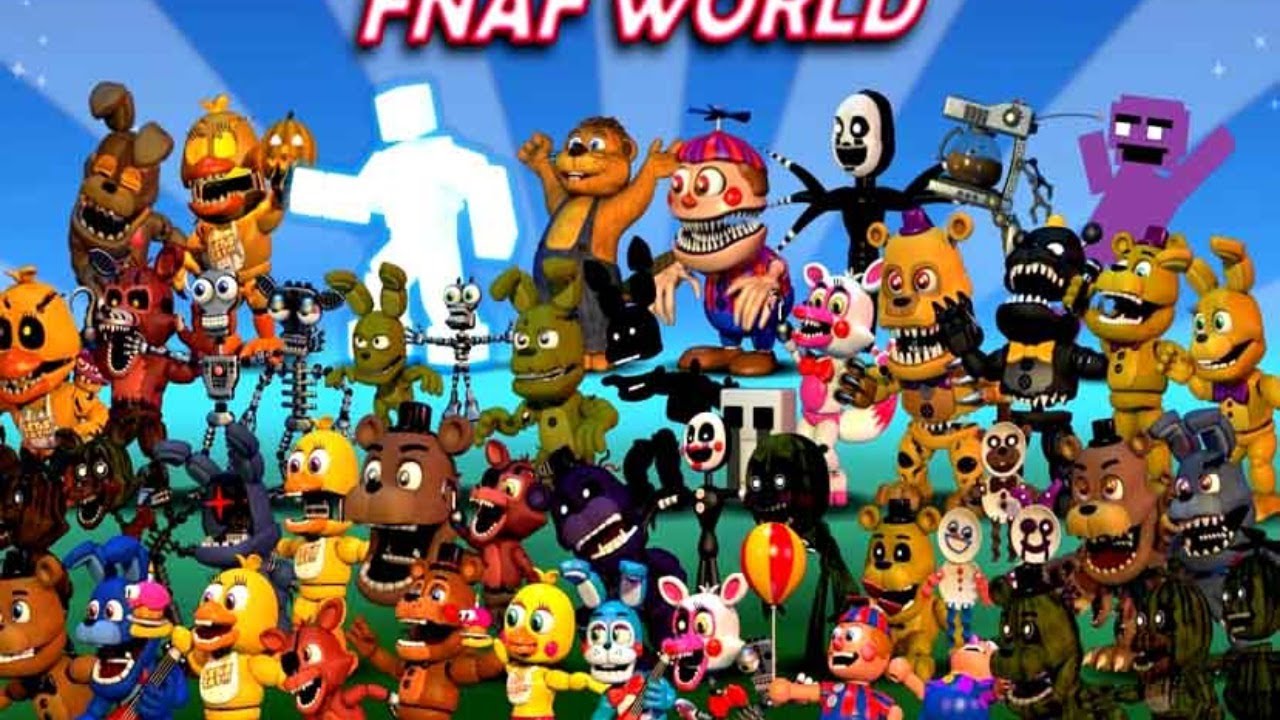 Фнаф ворлд на телефон. FNAF World. ФНАФ World. FNAF World игра. ФНАФ ворлд стрим.