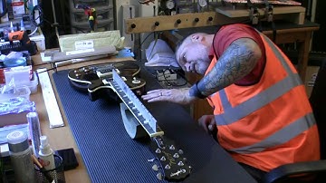 Epiphone Les Paul Standard needs a couple of frets replacing a fret level and a good setup...