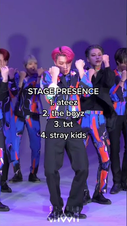 Ranking 4th gen Boy Group in different categories