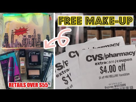 HOW TO GET FREE MAKE-UP ONLY USING STORE COUPONS!