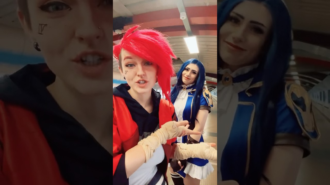 VI's Girl Dinner - CaitVi in Real Life - Arcane cosplay