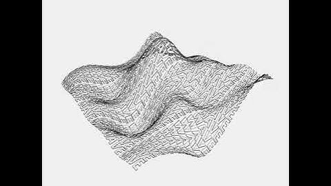 Wave of "WAVE". Draw by openFrameworks