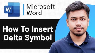 How To Insert Delta Symbol In Microsoft Word (Step By Step)
