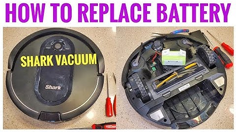 HOW TO REPLACE BATTERY Shark IQ Robot Vacuum RV101AE