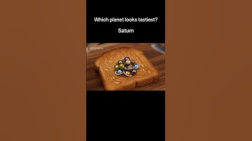 Planets spreading on toast satisfying ASMR shorts