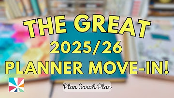 The Great Planner Move-In! | 2025/26 Erin Condren | THREE PLANNERS
