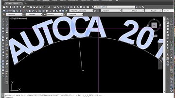 How to curve text in AutoCAD, along Arc and Circle