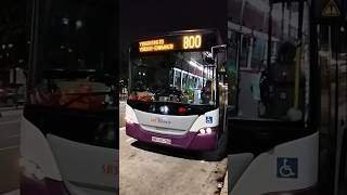 2009 Scania K230UB Euro 5 batch 1 gemilang on service 800 departing bus stop [SBS8575G] #kubby