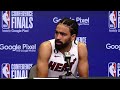 Gabe Vincent Talks Miami Heat 3-0 Lead On Boston, Aggressive Scoring, Defense On Tatum-Brown