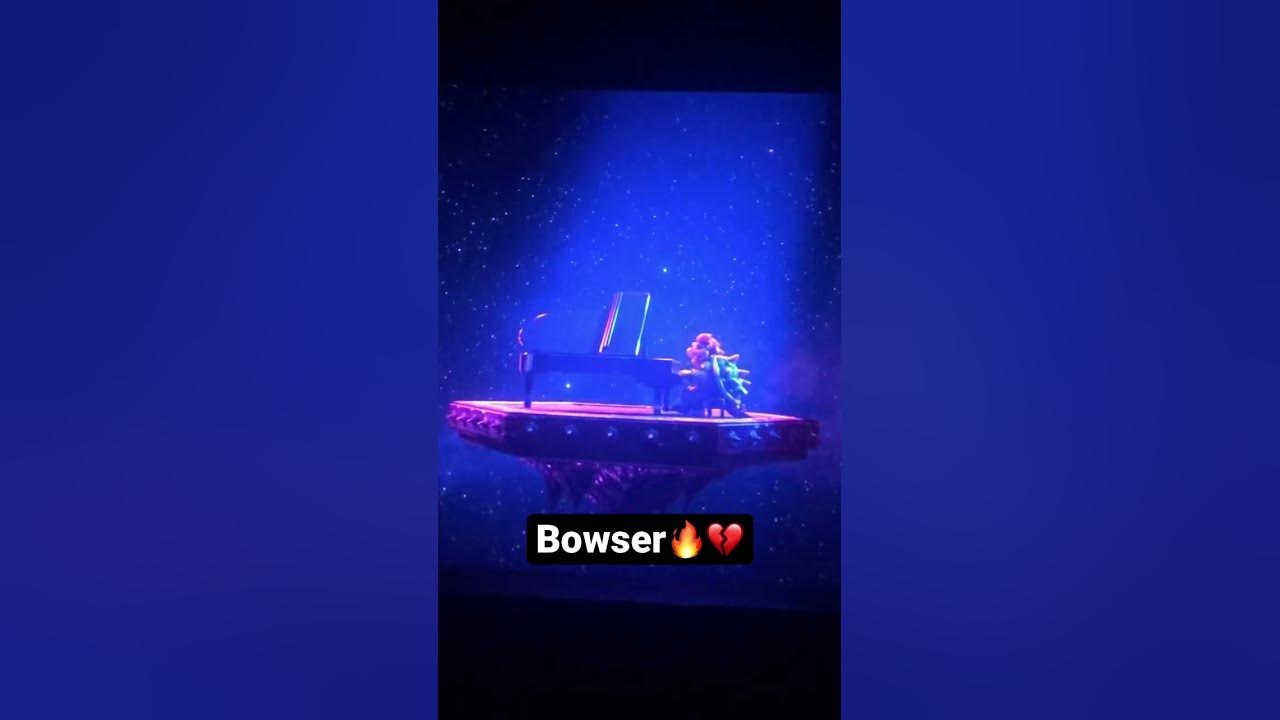 Bowser sings fire song🔥 #nintendo #mario #gaming #mariomovie #bowser #peach #illumination #foryou