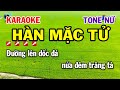Karaoke Hàn Mặc Tử Tone Nữ ( Bm ) Nhạc Sống Beat Mới || Karaoke Siêu Thị