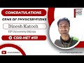 Words from student about Physics by fiziks || CSIR/NET-Dec2023; AIR_111