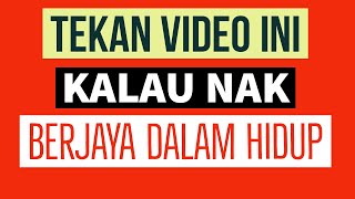 Cara untuk Berjaya Dalam Hidup | Monday Motivation | Motivation | MM #Shorts