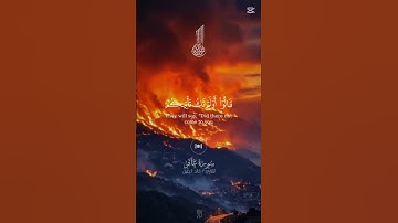 وَقَالَ الَّذِينَ فِي النَّارِ لِخَزَنَةِ جَهَنَّمَ ...سورة غافر ☝️ #allah #quran #subhanallah