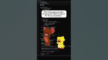 Human brain after all-night debugging: 404 not found.AI: “It’s a null pointer.”