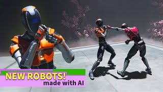 [Update v0.6] New Training Bots made with AI art tools