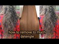 itni jyada detangle hair ko theek kaise karen😱 how to repair your hair