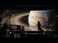 8-Minute Ringed Planet Spaceflight | Immersive Sci-Fi Viewport &amp; Deep Cosmos Drone
