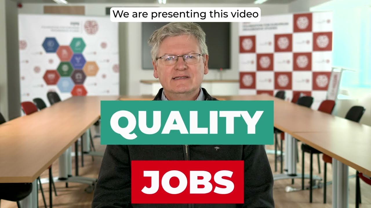 A Pillar for our Rights - Quality Jobs. László Andor, FEPS Secretary General