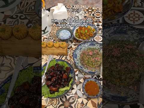 Nyonya cuisine is truly one of a kind 🤤 #malaysia