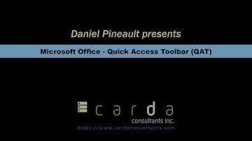 Microsoft Office - Quick Access Toolbar (updated)
