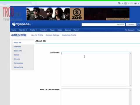 How to signup for MySpace - FunctionRequest.com