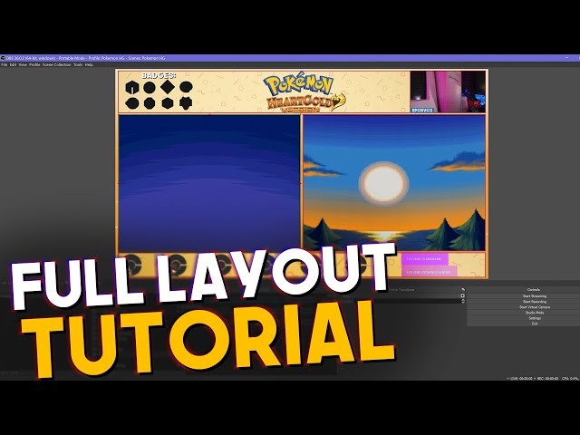 Pokémon Brilliant Diamond Asset Overlay/layout for (Download Now