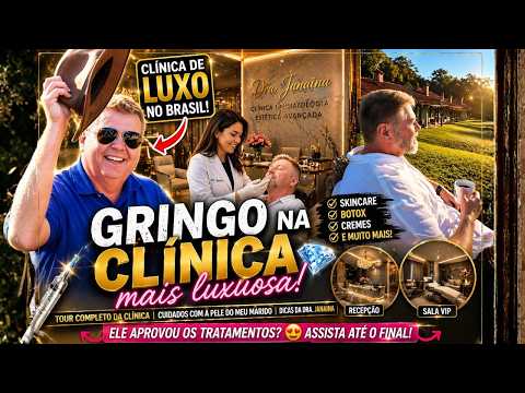 Levei Meu Marido Islandês na Clínica Mais Luxuosa do Brasil 😳💎 (Olha o Que Fizeram na Pele Dele!)