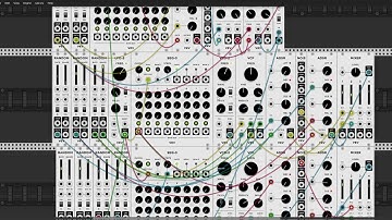 Basic drum glitcher with basic modules in VCV Rack