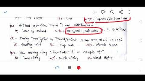 module 9 Human factor questions part 1