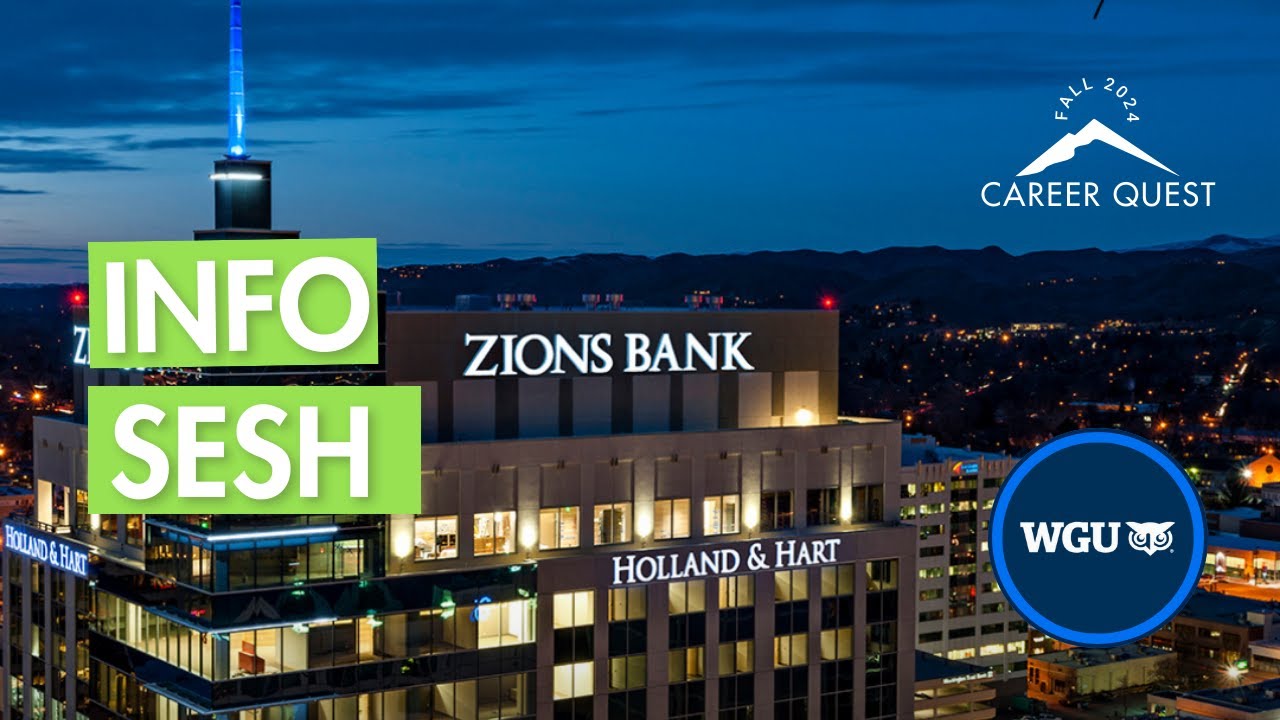 Career Quest - Zions Bancorporation Information Session - YouTube