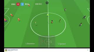 Trying a free game- Poki Super Liquid Soccer⚽