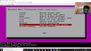 PASSWORD RECOVERY OF UBUNTU/ LAB1BIT354 network penetration ans vulnerability testing