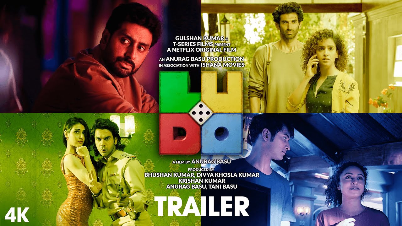 Ludo Official Trailer  Abhishek A Bachchan Aditya Roy Kapur Rajkummar Rao Pankaj Tripathi