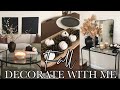 FALL DECORATE WITH ME | FALL LIVING ROOM&amp;DINING ROOM DECOR | NEUTRAL FALL DECORATING IDEAS+HOME TOUR