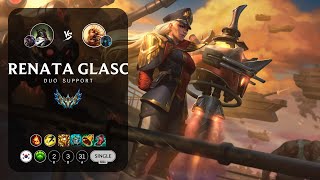 Renata Glasc Support vs Leona - KR Challenger Patch 14.4