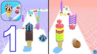 Ice Cream Run - Gameplay Walkthrough Part 1 Levels 1-7 (iOS,Android Gameplay) screenshot 5