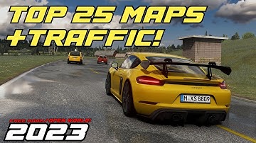 TOP 25 OPEN WORLD Maps with TRAFFIC for ASSETTO CORSA in 2023!