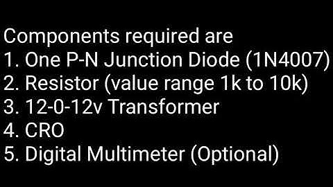 Half wave rectifier experiment without using breadboard | Micro project