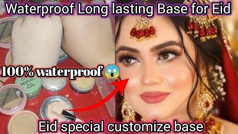 waterproof long-lasting Customized base  ||Eid special||