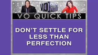 Nika Futterman - Don't Settle For Less Than Perfection by VO Buzz Weekly 823 views 3 years ago 57 seconds